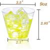 imageWDF 200 Pack Colorful Plastic Cups Disposable  include 50 Pink Blue Green Yellow Colorful Plastic Cups For Party Baby Shower WeddingClear60Count
