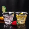 imageWDF 200 Pack Colorful Plastic Cups Disposable  include 50 Pink Blue Green Yellow Colorful Plastic Cups For Party Baby Shower WeddingSilver 60Count