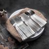 imageWDF 300 Pieces Silver Plastic Silverware  Plastic Silverware Heavy Duty  100 Forks 100 Knives 100 Spoons  Disposable Silver Cutlery Perfect for PartyWeddingSilver  Modern