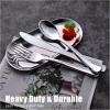 imageWDF 300 Pieces Silver Plastic Silverware  Plastic Silverware Heavy Duty  100 Forks 100 Knives 100 Spoons  Disposable Silver Cutlery Perfect for PartyWeddingSilver  Modern