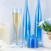 imageWDF 36 Pack Clear Blue Plastic Champagne Flutes  7OZ Blue Champagne Flutes Plastic Champagne Glasses Disposable for Party ampamp WeddingClear Blue