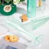 imageWDF 36 Pack Clear Blue Plastic Champagne Flutes  7OZ Blue Champagne Flutes Plastic Champagne Glasses Disposable for Party ampamp WeddingClear Green