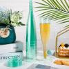 imageWDF 36 Pack Clear Blue Plastic Champagne Flutes  7OZ Blue Champagne Flutes Plastic Champagne Glasses Disposable for Party ampamp WeddingClear Green