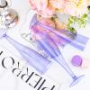 imageWDF 36 Pack Clear Blue Plastic Champagne Flutes  7OZ Blue Champagne Flutes Plastic Champagne Glasses Disposable for Party ampamp WeddingClear Purple