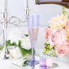 imageWDF 36 Pack Clear Blue Plastic Champagne Flutes  7OZ Blue Champagne Flutes Plastic Champagne Glasses Disposable for Party ampamp WeddingClear Purple