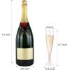 imageWDF 36 Pack Clear Blue Plastic Champagne Flutes  7OZ Blue Champagne Flutes Plastic Champagne Glasses Disposable for Party ampamp WeddingPink