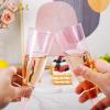 imageWDF 36 Pack Clear Blue Plastic Champagne Flutes  7OZ Blue Champagne Flutes Plastic Champagne Glasses Disposable for Party ampamp WeddingPink