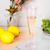 imageWDF 36 Pack Clear Blue Plastic Champagne Flutes  7OZ Blue Champagne Flutes Plastic Champagne Glasses Disposable for Party ampamp WeddingPink