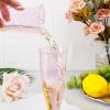imageWDF 36 Pack Pink Glitter Plastic Champagne Flutes  7OZ Disposable Pink Glasses Glitter Champagne Flutes Plastic for Party ampamp WeddingPink
