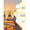 imageWDF 36PCS Clear Champagne Flutes Plastic  6 OZ Clear Disposable Champagne Flutes Party Supplies for WeddingBirthdayPartiesClear