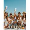 imageWDF 36PCS Clear Champagne Flutes Plastic  6 OZ Clear Disposable Champagne Flutes Party Supplies for WeddingBirthdayPartiesColorful