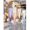 imageWDF 36PCS Clear Champagne Flutes Plastic  6 OZ Clear Disposable Champagne Flutes Party Supplies for WeddingBirthdayPartiesColorful