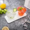 imageWDF 60 PACK Clear Plastic Cups 9 Oz Clear Disposable Cups For Party Holiday Gathering WeddingClear60Count