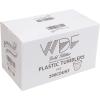 imageWDF 60 PACK Clear Plastic Cups 9 Oz Clear Disposable Cups For Party Holiday Gathering WeddingGold Glitter 200Count