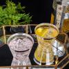 imageWDF 60 PACK Clear Plastic Cups 9 Oz Clear Disposable Cups For Party Holiday Gathering WeddingSilver 60Count