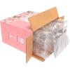 imageWDF 7oz Clear Dessert Cups Disposable  96 Pack Dessert Cups With Mini Gold Spoons Plastic Parfait Cups Medium to Large 48 Ice Cream Plastic Cups ampamp 48 Gold Tasting Spoons for Weddings ampamp PartySilver Glitter  7oz