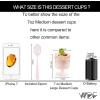 imageWDF 7oz Clear Dessert Cups Disposable  96 Pack Dessert Cups With Mini Gold Spoons Plastic Parfait Cups Medium to Large 48 Ice Cream Plastic Cups ampamp 48 Gold Tasting Spoons for Weddings ampamp PartyPink  7oz