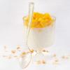 imageWDF 7oz Clear Dessert Cups Disposable  96 Pack Dessert Cups With Mini Gold Spoons Plastic Parfait Cups Medium to Large 48 Ice Cream Plastic Cups ampamp 48 Gold Tasting Spoons for Weddings ampamp PartyGold Glitter  7oz