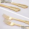 imageWDF 120 Pieces Heavy Duty Pink Plastic Silverware  Pink Plastic Cutlery Set  Disposable Pink Utensils  Disposable Flatware Includes 40 Forks 40 Spoons 40 Knives for Party WeddingGold