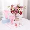 imageWDF 120 Pieces Heavy Duty Pink Plastic Silverware  Pink Plastic Cutlery Set  Disposable Pink Utensils  Disposable Flatware Includes 40 Forks 40 Spoons 40 Knives for Party WeddingPink
