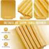 imageWDF 16Pack Green and Gold Plastic Tablecloths and Runners 54 x 108 Inch Gold Dot Rectangle for PartiesWeddingSt Patricks DayBlue Gold  16pack