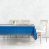 imageWDF 16Pack Green and Gold Plastic Tablecloths and Runners 54 x 108 Inch Gold Dot Rectangle for PartiesWeddingSt Patricks DayBlue Gold  16pack