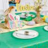 imageWDF 16Pack Green and Gold Plastic Tablecloths and Runners 54 x 108 Inch Gold Dot Rectangle for PartiesWeddingSt Patricks DayGreen White  16pack