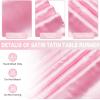imageWDF 16Pack Green and Gold Plastic Tablecloths and Runners 54 x 108 Inch Gold Dot Rectangle for PartiesWeddingSt Patricks DayPink White  16pack