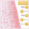 imageWDF 16Pack Royal Blue and Gold Plastic Tablecloths With Table Runners  54 x 108 Inch Rectangle Cloths 12 x 108 Inch Satin Runners for PartiesWeddingPink White  16pack