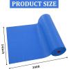 imageWDF 54 Inch X 100 Feet Black Plastic Table Cover RollBlack Plastic Tablecloth with Cutter Box Perfect for New Year Parties Banquets Daily Use Graduation HalloweenBlue