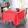 imageWDF 54 Inch X 100 Feet Black Plastic Table Cover RollBlack Plastic Tablecloth with Cutter Box Perfect for New Year Parties Banquets Daily Use Graduation HalloweenRed