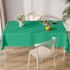 imageWDF 54 Inch X 100 Feet Black Plastic Table Cover RollBlack Plastic Tablecloth with Cutter Box Perfect for New Year Parties Banquets Daily Use Graduation HalloweenGreen