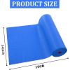 imageWDF 54 Inch X 100 Feet Black Plastic Table Cover RollBlack Plastic Tablecloth with Cutter Box Perfect for New Year Parties Banquets Daily Use Graduation HalloweenBlue