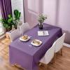 imageWDF 54 Inch X 100 Feet Black Plastic Table Cover RollBlack Plastic Tablecloth with Cutter Box Perfect for New Year Parties Banquets Daily Use Graduation HalloweenPurple