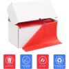 imageWDF 54 Inch X 100 Feet Black Plastic Table Cover RollBlack Plastic Tablecloth with Cutter Box Perfect for New Year Parties Banquets Daily Use Graduation HalloweenRed