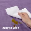 imageWDF 54 Inch X 100 Feet Black Plastic Table Cover RollBlack Plastic Tablecloth with Cutter Box Perfect for New Year Parties Banquets Daily Use Graduation HalloweenPurple