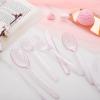 imageWDF 360 Pink Glitter Plastic Silverware  Disposable Glitter Cutlery  Plastic Silverware inluding 120 Forks 120 Spoons 120 Knives for Pink Birthday ampamp Baby ShowerPink Glitter