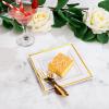 imageWDF 100pcs Silver Plastic Dessert Plates 75quot with 100 Pieces Disposable Forks 74quot Silver Plates Appetizer Plates Small Plates Fancy Salad Plates and Cake Plates for PartyWeddingWhite and Gold