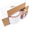 imageWDF 100pcs Silver Plastic Dessert Plates 75quot with 100 Pieces Disposable Forks 74quot Silver Plates Appetizer Plates Small Plates Fancy Salad Plates and Cake Plates for PartyWeddingRose Gold