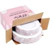 imageWDF 60pcs Clear Purple Plates Disposable with Gold Rim  Baroque Lavender Purple Plastic Plates for PartyWeddingSpring PicnicRose Gold