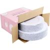 imageWDF 60pcs Clear Purple Plates Disposable with Gold Rim  Baroque Lavender Purple Plastic Plates for PartyWeddingSpring PicnicSilver