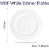 imageWDF 60pcs Pink Dessert Plates  75inch Baroque Pink ampampWhite Disposable DessertSaladAppetizer Small Cute Cake Plates for Upscale Parties ampampWeddingSpecial for Bridal Shower Brithday Baby ShowerWhite