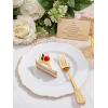 imageWDF 60pcs Pink Dessert Plates  75inch Baroque Pink ampampWhite Disposable DessertSaladAppetizer Small Cute Cake Plates for Upscale Parties ampampWeddingSpecial for Bridal Shower Brithday Baby ShowerWhite and Gold