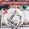 imageWDF 100 Pack Christmas Napkins Paper  3ply Gold Snowflake Disposable Napkins158 x 13 Inches Premium Quality Elegant Disposable Dinner Napkins For ChristmasWhite And Black