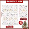 imageWDF 100 Pack Christmas Napkins Paper  3ply Gold Snowflake Disposable Napkins158 x 13 Inches Premium Quality Elegant Disposable Dinner Napkins For ChristmasWhite