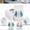 imageWDF 100 Pack Christmas Napkins Paper  3ply Gold Snowflake Disposable Napkins158 x 13 Inches Premium Quality Elegant Disposable Dinner Napkins For ChristmasWhite and Blue