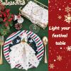 imageWDF 100 Pack Christmas Napkins Paper  3ply Gold Snowflake Disposable Napkins158 x 13 Inches Premium Quality Elegant Disposable Dinner Napkins For ChristmasWhite