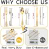 imageWDF 100 Piece Silver Plastic Spoons Disposable  693 Inch Baroque Silver Plastic Silverware for Dessert Cake  Heavy Duty Plastic Spoons for Party Wedding or Daily UsingGold