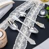 imageWDF 100 Piece Silver Plastic Spoons Disposable  693 Inch Baroque Silver Plastic Silverware for Dessert Cake  Heavy Duty Plastic Spoons for Party Wedding or Daily UsingArgent