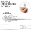imageWDF 100 Piece Silver Plastic Spoons Disposable  693 Inch Baroque Silver Plastic Silverware for Dessert Cake  Heavy Duty Plastic Spoons for Party Wedding or Daily UsingSilver